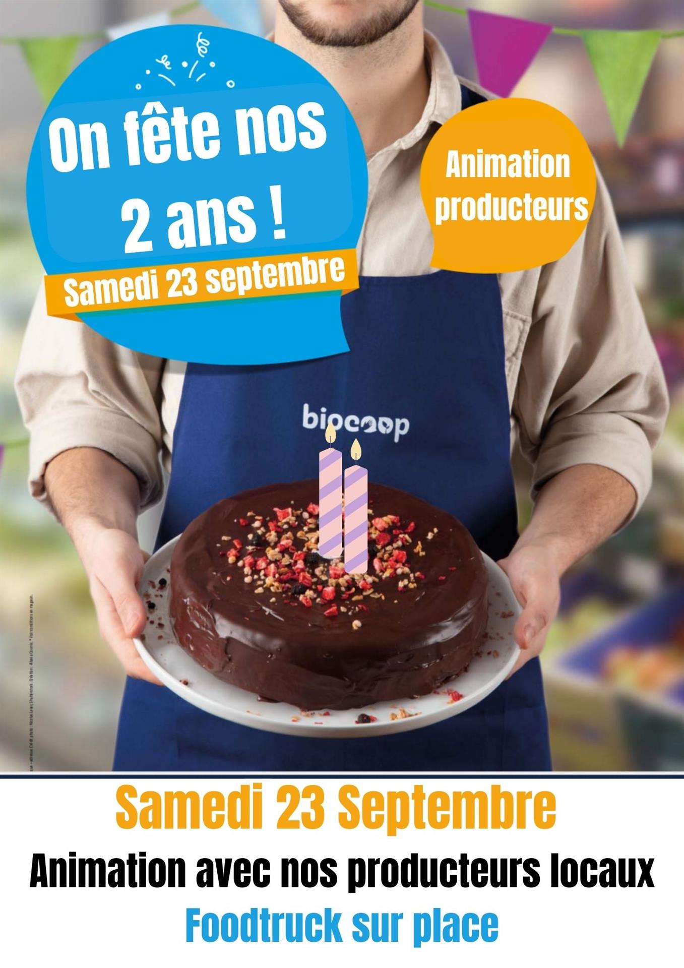 ANNIVERSAIRE MAGASIN : ANIMATIONS PRODUCTEURS